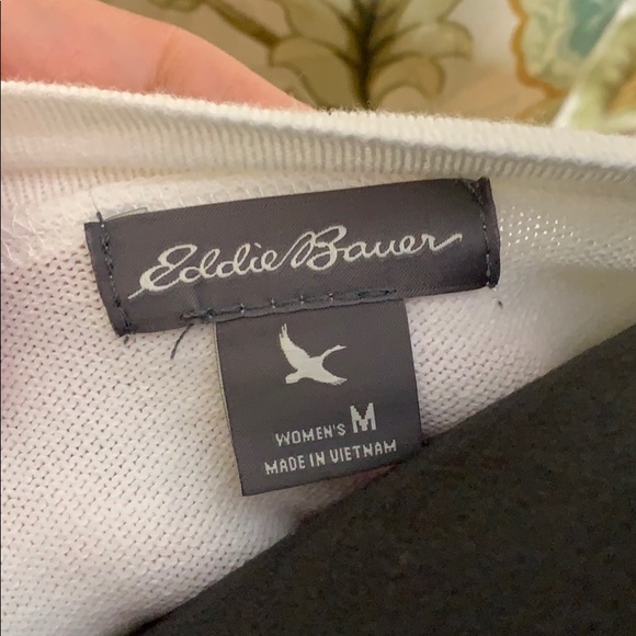 EDDIE BAUER 3 quarter sleeve button cardigan - Picture 3 of 3